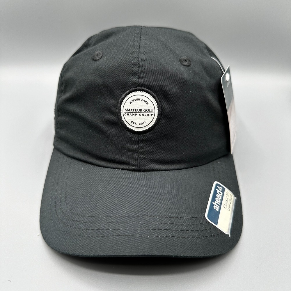 Winter Park FL Amateur Golf‎ Championship Hat Ahead Adult Black Adjustable Cap